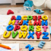 Ahşap Alfabe Puzzle Eğitici Oyuncak 3 Ahşap Alfabe Puzzle