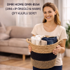 ÇiftKulpluHasırSepet DMR Home Hasır & İp Örgü Sepet
