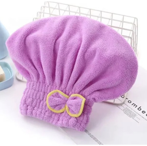 Mikrofiber Havlu Saç Kurutma Bonesi