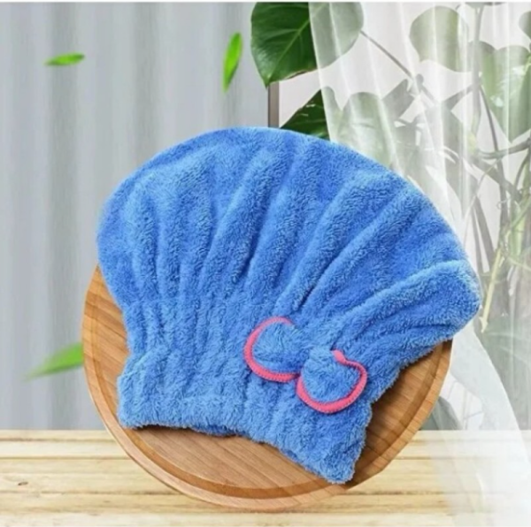 Mikrofiber Havlu Saç Kurutma Bonesi