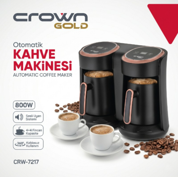 Crown İkili Otomatik Kahve Makinesi