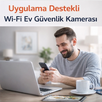360° Akıllı Wi-Fi Ev Güvenlik Kamerası