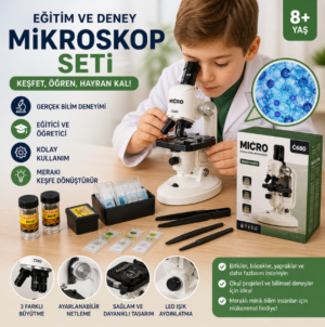 Eğitim ve Deney Mikroskop Seti