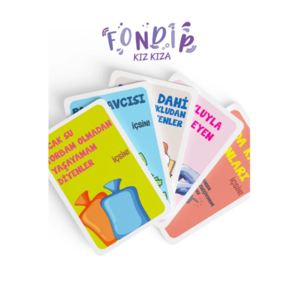 Fondip Kız Kıza Kart Oyunu