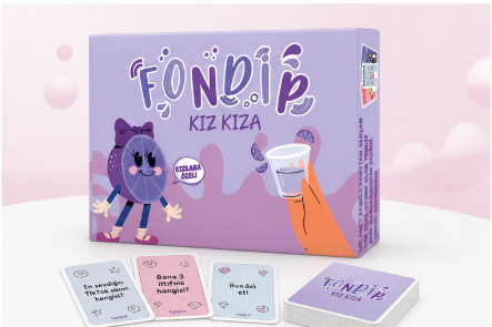 Fondip Kız Kıza Kart Oyunu