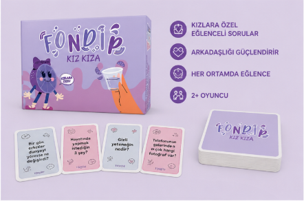 Fondip Kız Kıza Kart Oyunu
