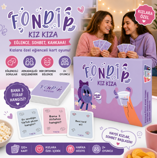 Fondip Kız Kıza Kart Oyunu