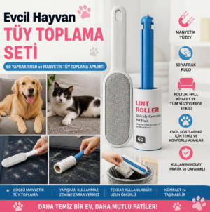 Evcil Hayvan Tüy Toplama Seti