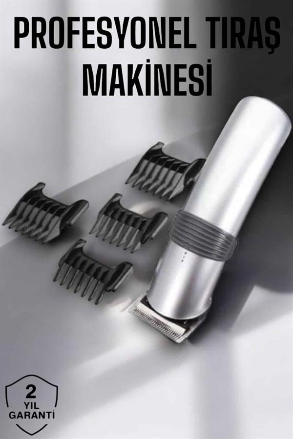 Compressed by jpeg-recompress 4 Taraklı Taşınabilir Profesyonel Saç ve Sakal Kesme Tıraş Makinesi Yeni Nesil
