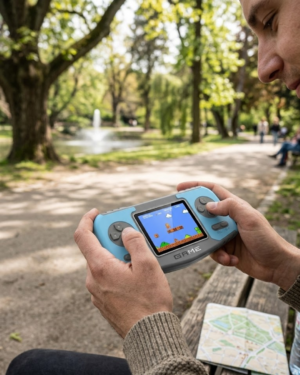 5-6 Taşınabilir Klasik Oyun Konsolu TV Bağlantılı Dahili Oyunlu Şarjlı Game Console