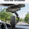 85EE354D-C6D4-44E7-B69C-8A780504AD3B Araç Dikiz Aynası Telefon Tutucu Ayarlanabilir Katlanabilir Navigasyon Telefon Standı